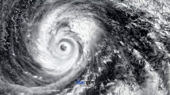 Cyclone Montha Andhra Pradesh Cyclone Montha over Bay of Bengal approaching Andhra Pradesh coast with heavy rain and windy weather – IMD satellite image.