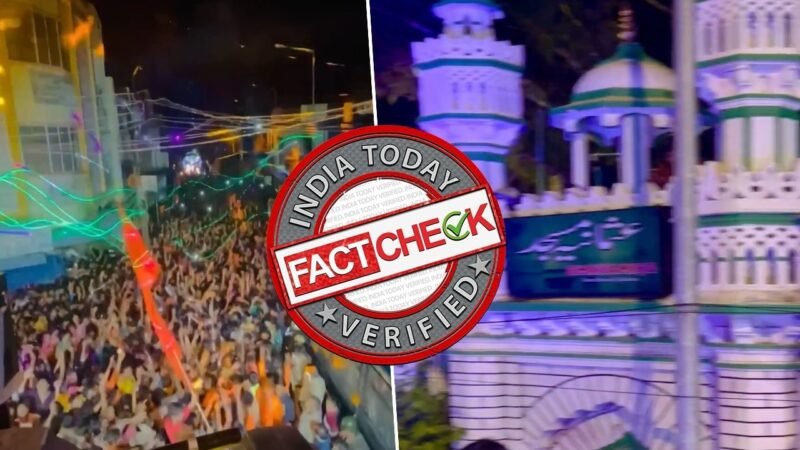 Fact Check: Old video viral as Hindus dancing in front of Uttam Nagar mosque on Eid