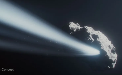 Hubble Telescope Captures Comet Reversing Its Rotation for the First Time