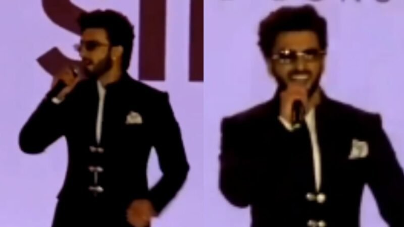Ranveer Singh recreates Akshaye Khanna’s viral Dhurandhar line at NMACC gala. Watch