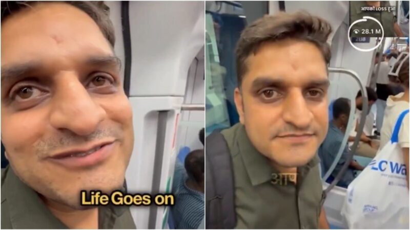 Man who lost Rs 2 crore during Covid shares calm take on life in viral metro video