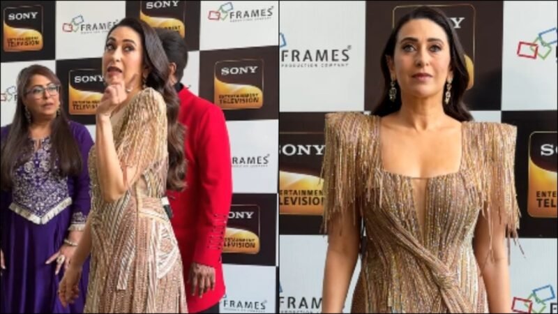 Karisma Kapoor asks paps not to zoom in while clicking her on set, internet reacts