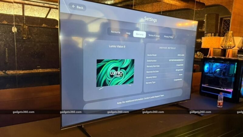 Lumio Vision 9 (2026) Launched in India With 144Hz 4K Screen, Lumio Vision 7 (2026) Tags Along: Price, Features