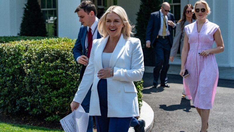 You’ve his number: Leavitt makes joke at Trump’s expense before her maternity leave