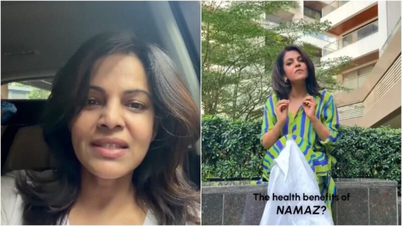 Namita Thapar hits back after being trolled for reel on health benefits of namaz