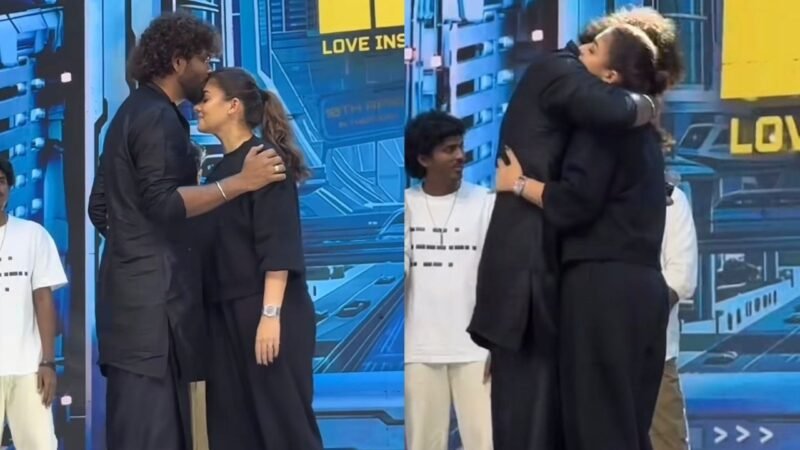 Nayanthara takes stage as Vignesh Shivan’s wife, leaves him emotional at LIK event