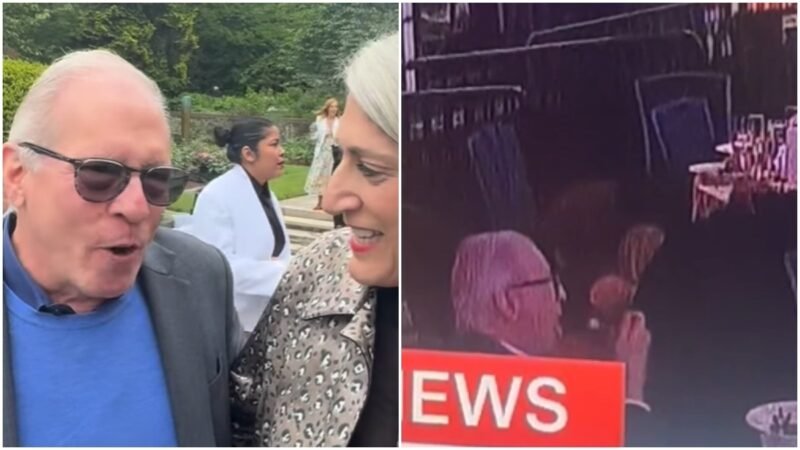 Who is Michael Glantz, the man who kept eating during White House press dinner chaos