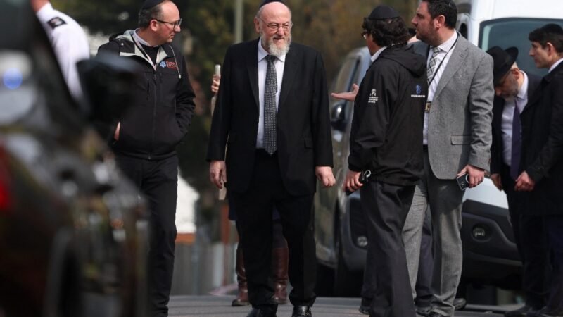 Sustained violence on UK Jews, chief religious leader says after synagogue attack