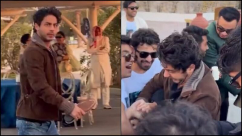 Aryan Khan gets into hilarious joota churai battle at best friend’s wedding. Watch