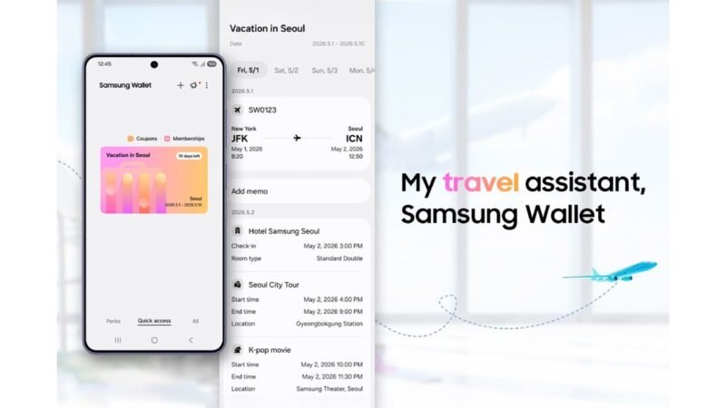 Samsung Wallet Update Adds ‘Trips’ Feature With Unified View of All Travel Plans