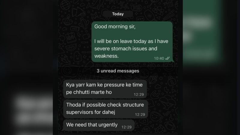 Manager asks employee to work during sick leave, their conversation is a hard read