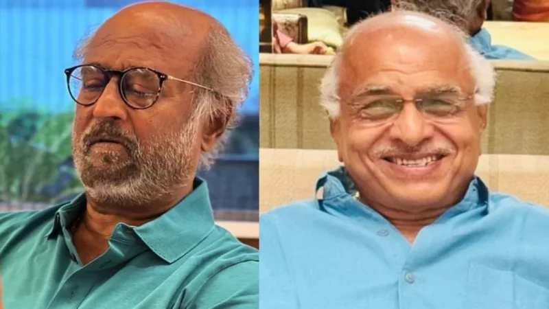 Rajinikanth breaks down after RB Choudary’s funeral; Reveals initial plans of starring in producer’s 100th film