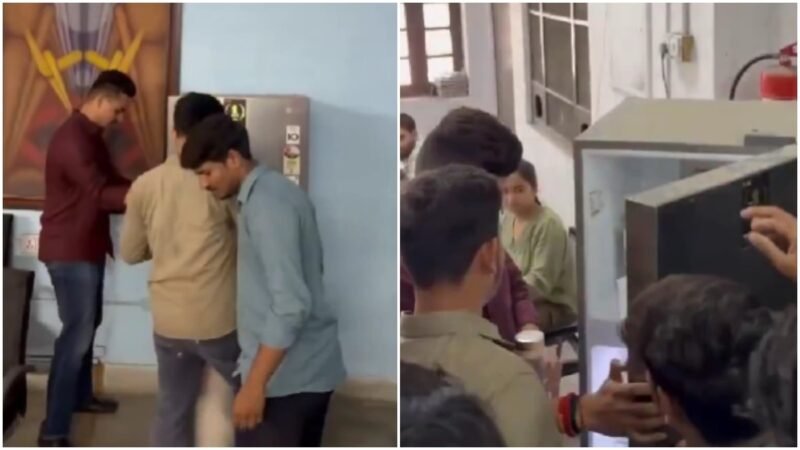 Jaipur students stage unique protest over drinking water shortage using HOD’s fridge