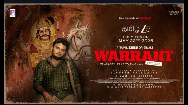 Prasanth Pandiyaraj’s Warrant OTT Release Details Revealed: Know When and Where to Watch it Online