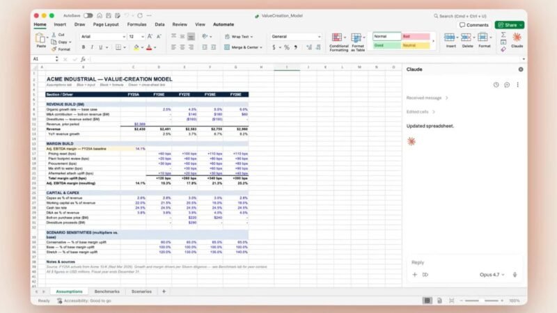 Anthropic’s Microsoft 365 Integration Expands With Claude for Excel, PowerPoint and Word