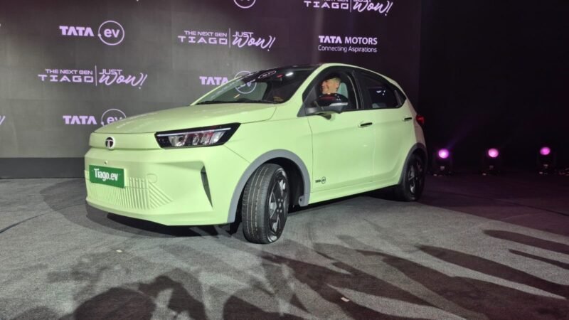Tata Tiago EV facelift launched at Rs 6.99 lakh with updated styling and more features