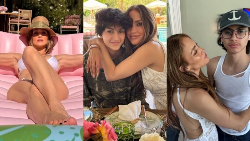 Inside Jennifer Lopez’s poolside Memorial Day celebrations with twins and friends