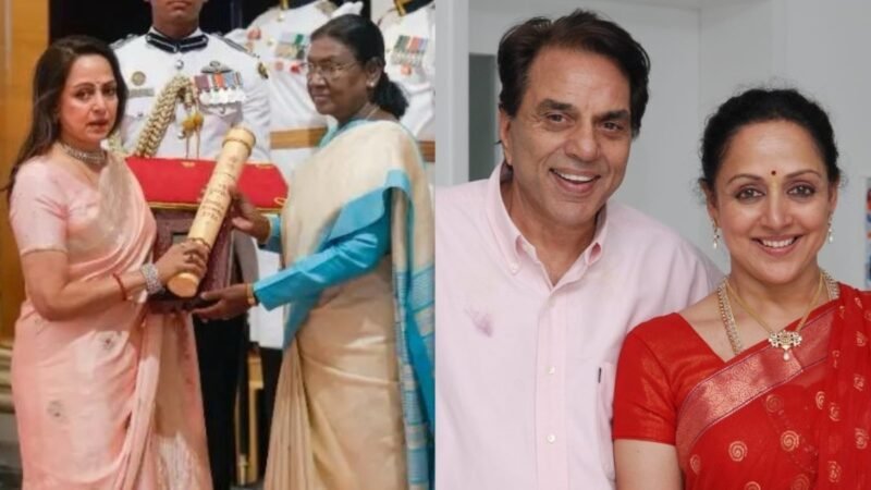 Felt Dharam ji holding my hand: Hema Malini’s note for soulmate after Padma honour