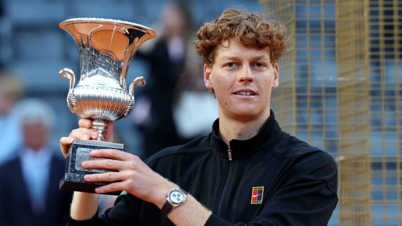 Jannik Sinner clinches Italian Open title, becomes youngest to Career Golden Masters