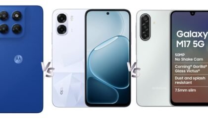 Moto G37 Power vs Oppo K14x vs Samsung Galaxy M17 5G: Price in India, Specifications Compared