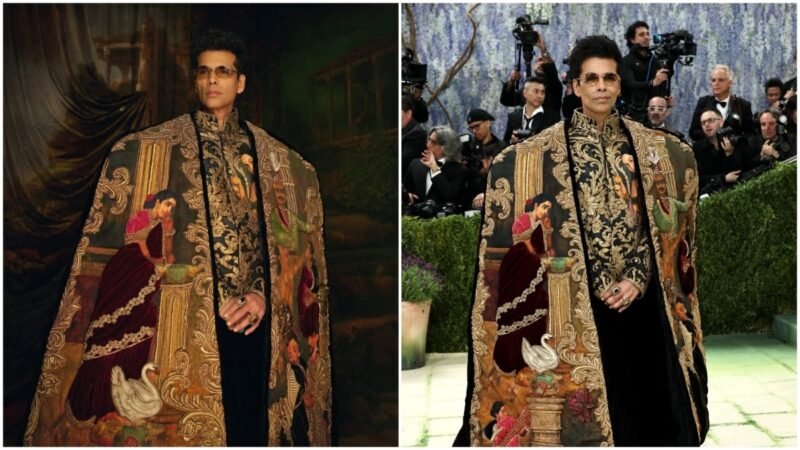 Karan Johar’s style at debut Met Gala is a tribute to Raja Ravi Varma’s iconic art