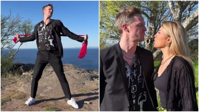 Swedish man recreates Salman Khan’s Chunnari Chunnari dance with wife. Video is viral