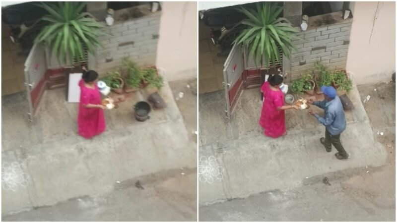 Bengaluru woman serves chai, biscuits to workers every morning, makes internet smile