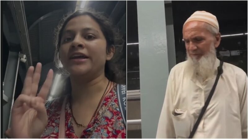 Woman confronts elderly man urinating inside Delhi metro lift, authorities take action