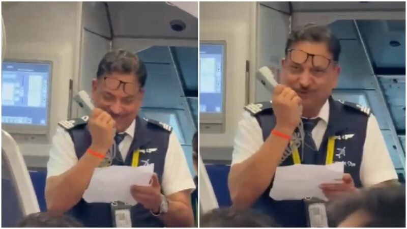 Rajiv Rudy’s warm welcome for Ashwini Vaishnaw, Jitendra Singh while piloting flight