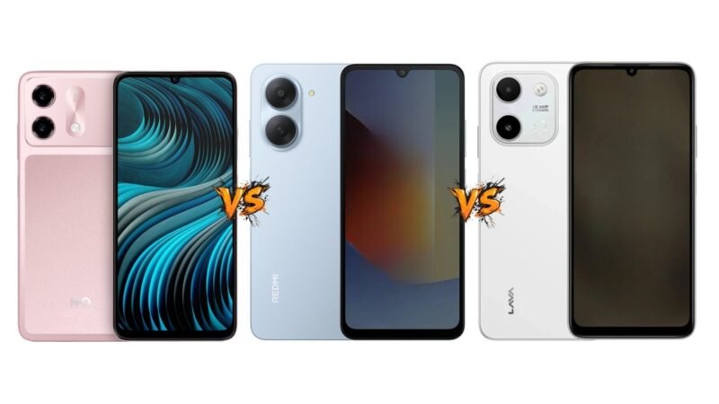HMD Vibe 2 5G vs Redmi A7 4G vs Lava Yuva Star 3: Price in India, Specifications and Features Compared