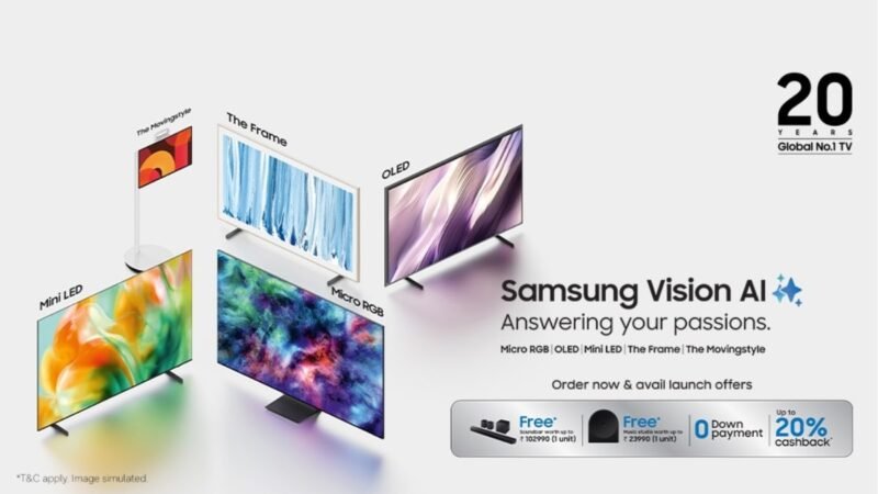 Samsung Launches 2026 Vision AI TV Lineup in India With New OLED, Neo QLED Models: Price, Specifications