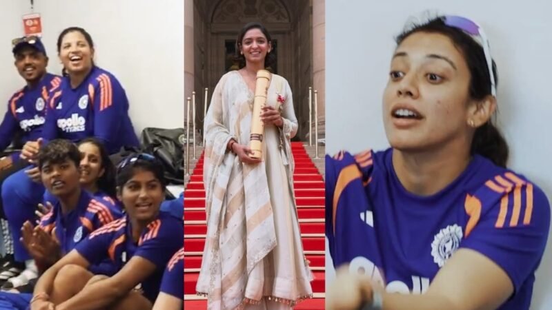 Smriti Mandhana ecstatic as India celebrate Harmanpreet Kaur’s Padma Shri glory: Video