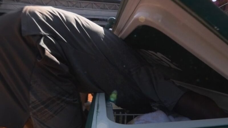 After creating history, 17-year-old stuffs head inside cooler to escape Paris heatwave
