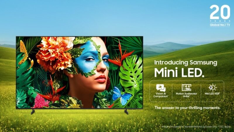 Samsung Refreshes Mini LED TV Lineup in India With NQ4 AI Gen2 Processor, 144Hz Screens: Price, Features