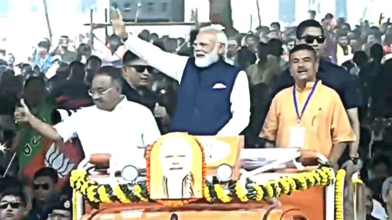 Live: Suvendu Adhikari to take oath as Bengal’s 1st BJP CM shortly, PM arrives at venue