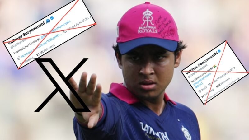Trust his SIX, not his X: Fake accounts try to bask in Vaibhav Sooryavanshi’s glory