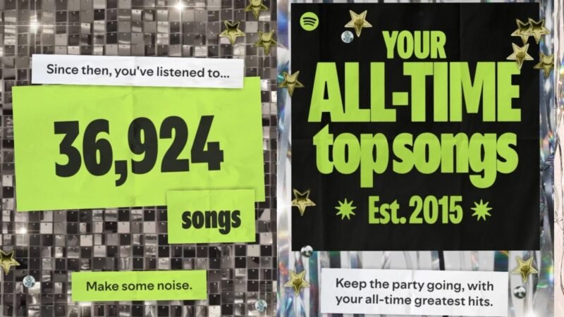 Spotify Lets Users Access Recap of Entire Streaming History, Listening Habits