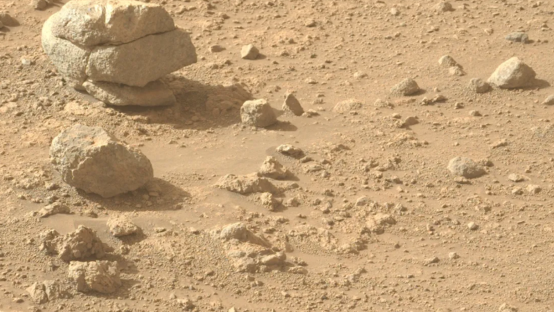 Mysterious Stacked Rocks Spotted by NASA Perseverance Rover on Mars