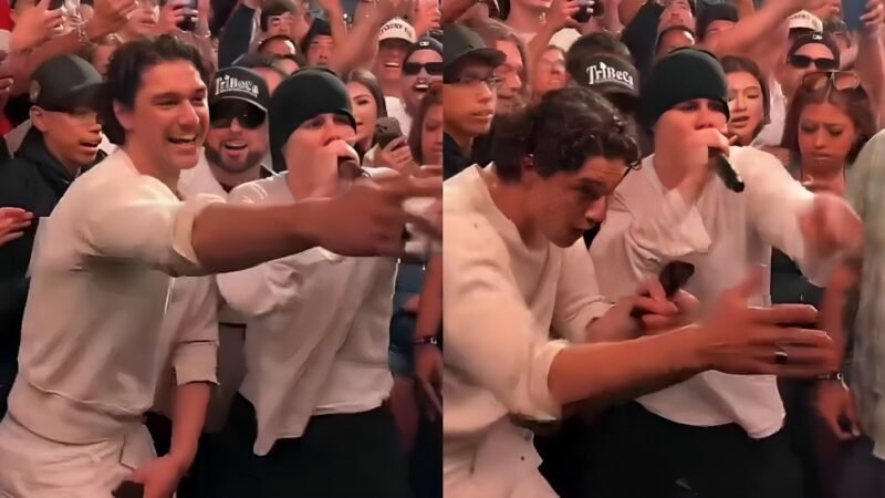 Belmont Cameli steals a slice of The Kid LAROI’s spotlight in viral concert moment