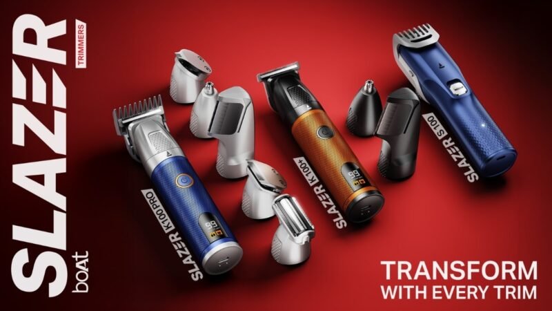 Boat Slazer Series Grooming Solutions Launched in India With Interchangeable Attachments, Travel Kit Bundle