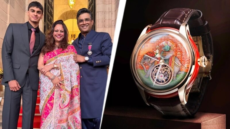 R Madhavan wore a Titan watch to the Padma Shri ceremony. You can’t guess it’s price