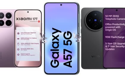 Xiaomi 17T vs Vivo X200T vs Samsung Galaxy A57: Price in India, Specifications and Features Compared