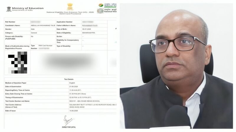 After Abu Dhabi centre mix-up, Nagpur NEET UG aspirant receives revised admit card