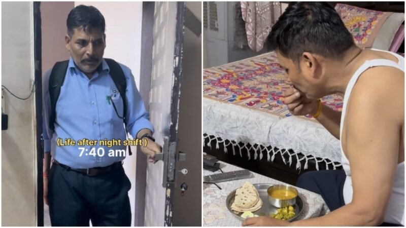 50-year-old man shares glimpse of his daily routine after night shift, stuns internet