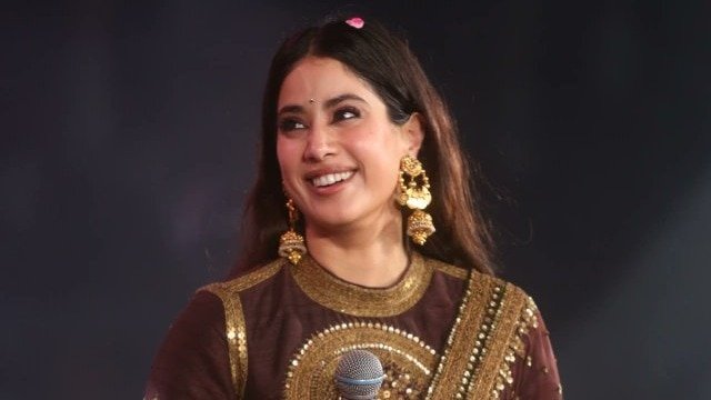 Janhvi wins hearts with Telugu speech at Peddi event, recreates Sridevi’s dialogue