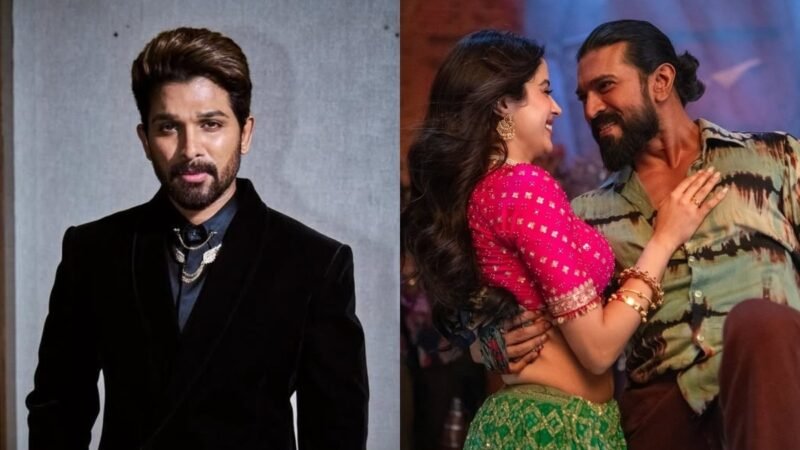 Allu Arjun calls Ram Charan’s Peddi act mind-blowing, sends love to Janhvi amid row