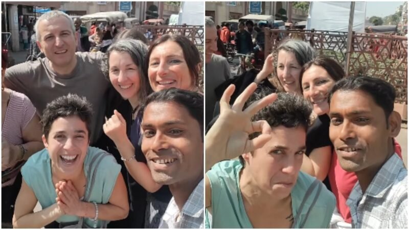 Delhi’s Aslam Rickshawala impresses tourists with Hindi, Spanish and English. Watch