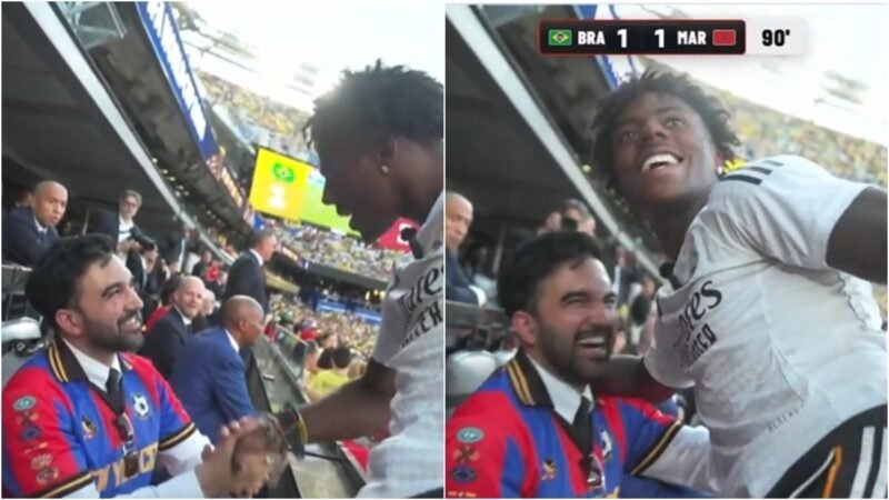 iShowSpeed sat next to Zohran Mamdani for an entire match. His chat had to tell him