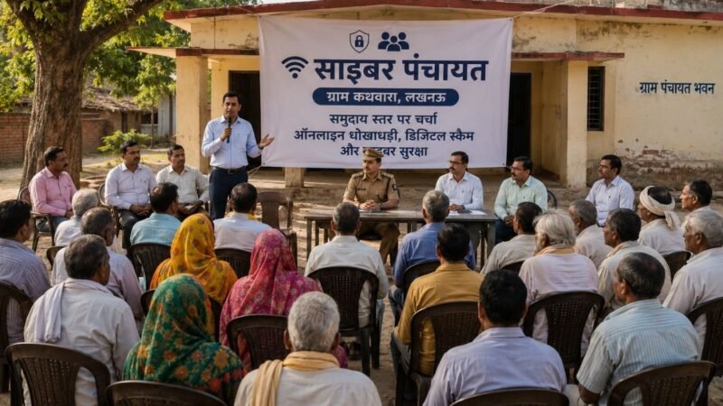 In Lucknow village, a ‘Cyber Panchayat’ brainstorms to save the next online-fraud victim