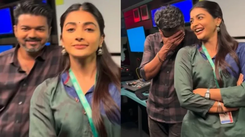 Jana Nayagan: Pooja Hegde predicted Thalapathy Vijay’s win in an old video from film’s sets